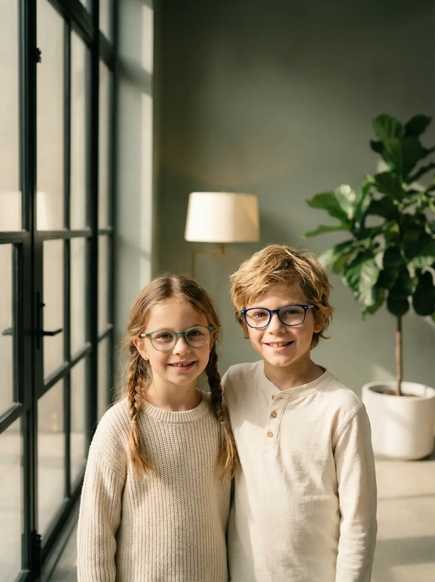 Jugendliche mit stylischen Brillen bei Jägers & Klingenhäger Wassenberg